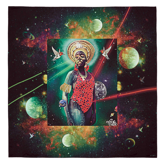 Motief Rio SILK SCARF